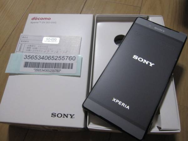 未使用新品/docomo/Xperia Z4 SO-03G/ブラック/判定〇