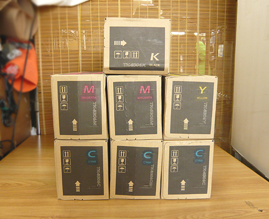 花ページ 未使用 京セラ トナーキット TK-8306 4色7本セット ,未使用京セラ