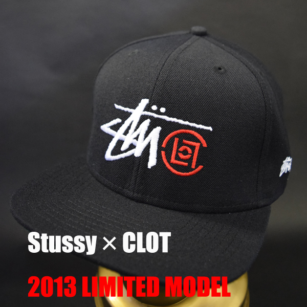 海外限定★ステューシーSTUSSY*CLOTコラボキャップ★完売希少品