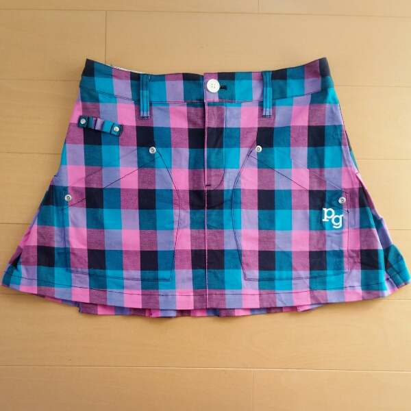 美品 パーリーゲイツ 春夏スカート レディース0 チェック