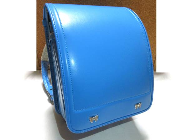 新品★ふわりぃランドセル★ぴったんこラクティ クラリーノ青