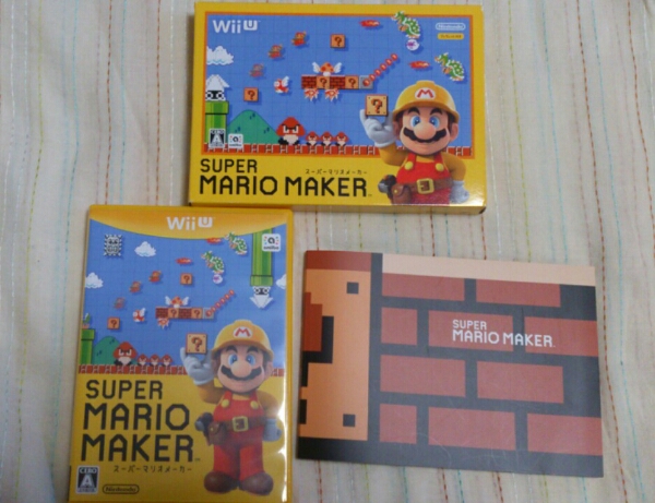 Wii U ソフト スーパーマリオメーカー ブックレット付属 美品