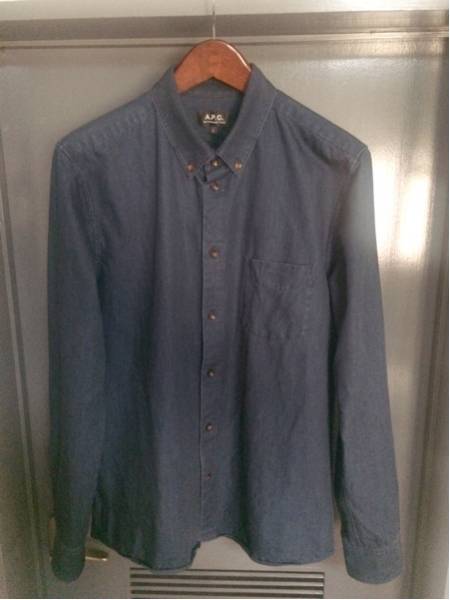 格安 人気 A.P.C. アーペーセー デニムシャツ パリコレ L