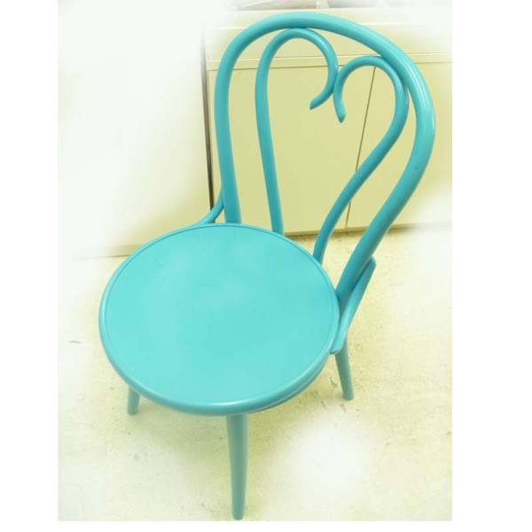 TON トン 椅子 チェアー チェコTON製 ライトブルー 中古