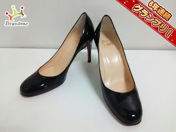 クリスチャンルブタン パンプス 36 レディース 黒 CHRISTIAN LOUBOUTIN