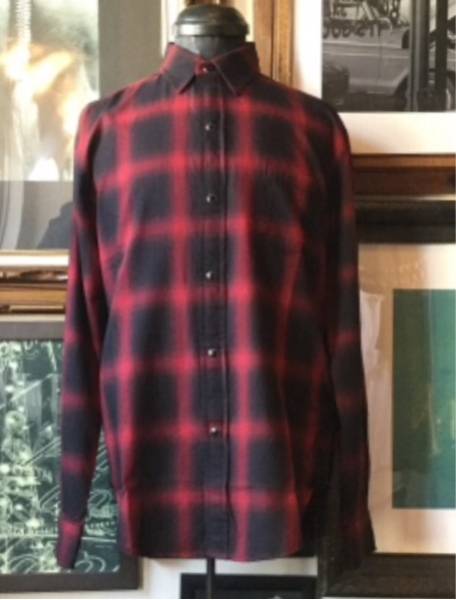 16ss rags McGREEGOR OMBRE RC SHIRTS ラグス キムタク私物 野口