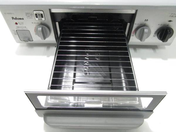 パロマ 都市ガスコンロ IC-330SV-1L 13年製 ホース付/Siフラット
