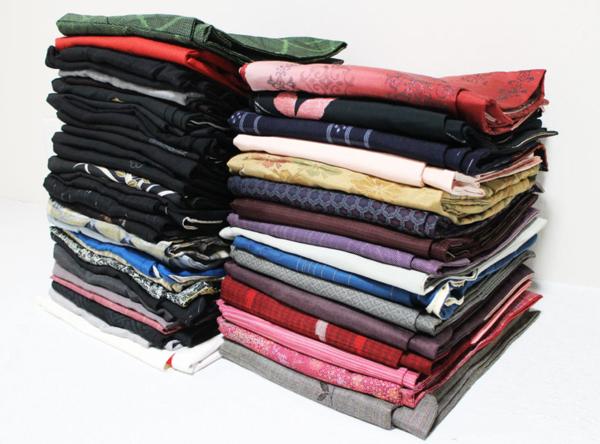 【京夢桜】★大量！桐箪笥の御着物羽織まとめ売り４７点★RWK695