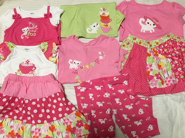 即決時送料込おまけ付 ジンボリー春夏物8点セット 美品 4T100cm