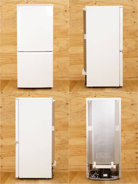 シャープ】2ドア 冷蔵庫 137L SJ-14X 2013年☆送料無料☆ 冷蔵庫 100