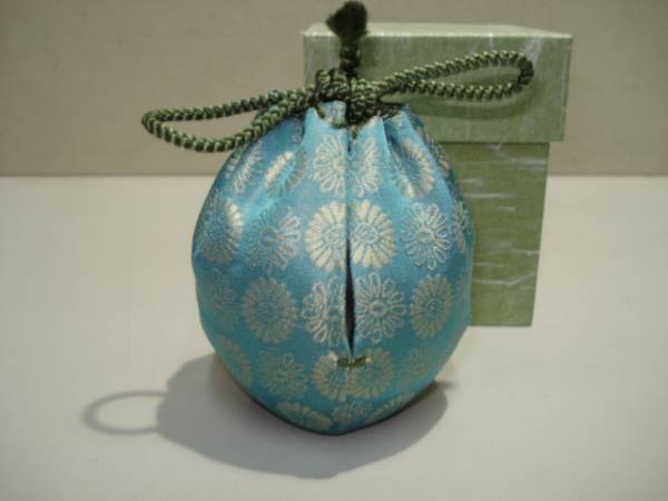 風流庵】『新品・即決』茶道具☆文琳茶入 (菊苺) 紙箱 - 文琳茶入の