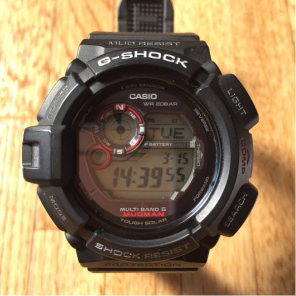 中古美品 MASTER OF G マッドマン GW-9300-1JF MUDMAN