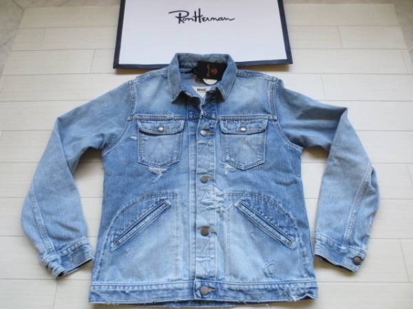 ☆ロンハーマン×ラングラーインディゴダメージデニムジャケット