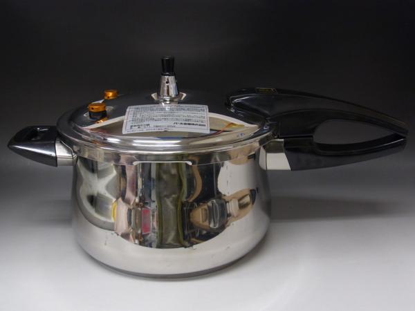 ◇パール金属　ステンレス圧力鍋　5.7L　両手鍋(14PF8