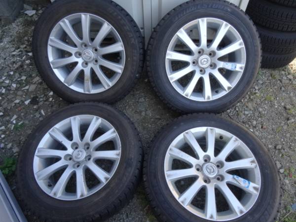 215/60R17 スタッドレス　ブリザック　MPV　純正アルミ付き