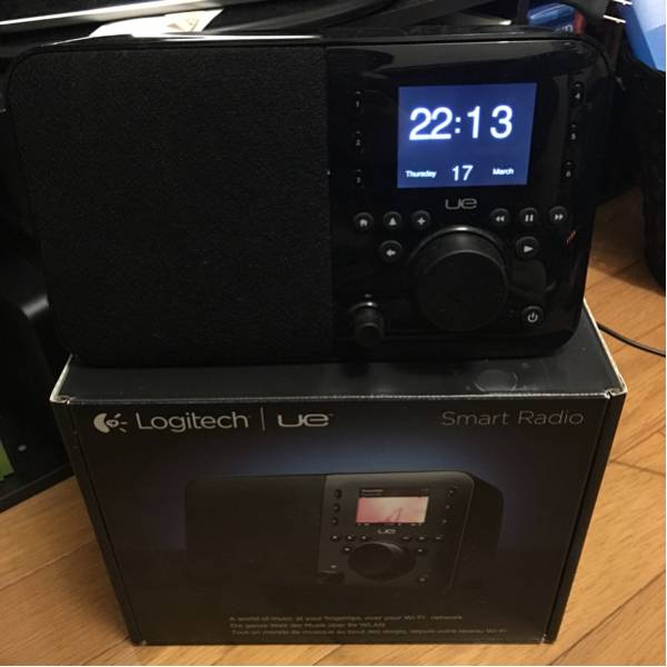 logicool logitech ue smart radioネットラジオ端末 squeeze box