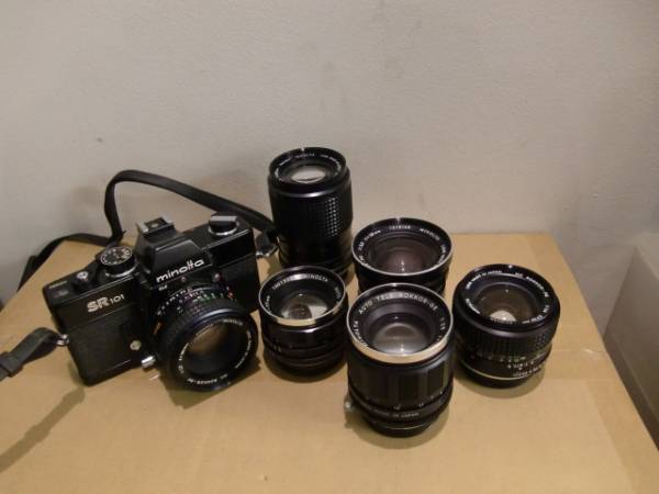 ミノルタ　古カメラ・レンズ　まとめて　ジャンク