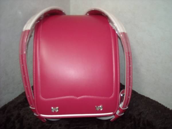 ふわりぃ　ピンク　リボンカラーランドセルA4クリア対応　