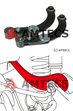 67452 ギャラン CX4A CY4A キャンバー調整式リアアッパーアーム