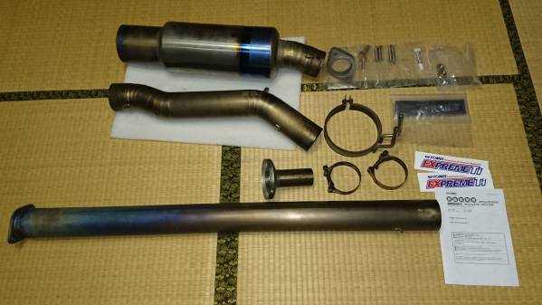 TOMEI EXPREME Ti POWERED TITANIUM MUFFLER for EVO10 4B11