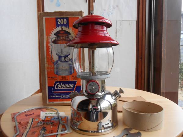 ★未使用、超希少！シビルディフェンス OCD コールマン ランタン 200 箱 デッドストック コレクター Coleman ★バースデー バースデイ