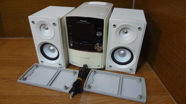◇Panasonic SC-PM510MD CD・MD・カセットミニコンポ（白）◇