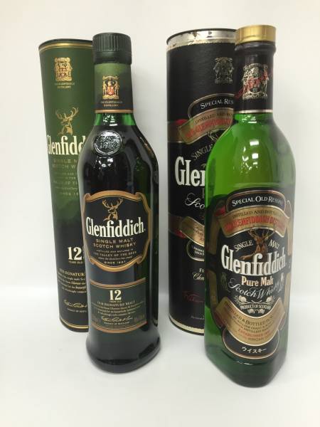 1円★【グレンフィディック】12年 ピュアモルト スコッチ 2本