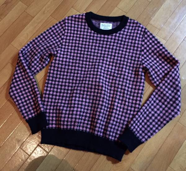 ★ ワコマリア ギンガムチェックニット WACKOMARIA ★S