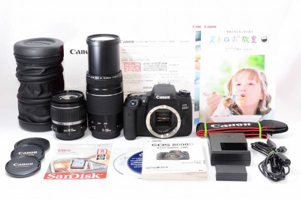 〓新品級〓キャノンCanon EOS 8000D 超望遠300mm&メーカー保証★
