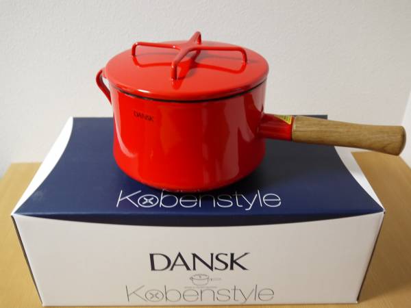 新商品 Dansk コベンスタイル 片手鍋 深型 3.22L レッド ダンスク
