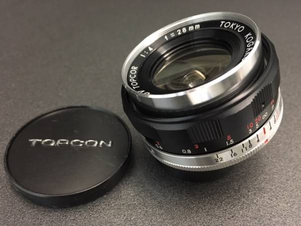 TOKYO KOGAKU UV TOPCOR 28mm f4 Data sheet: Topcon UV 28 mm f/4 – JAPB