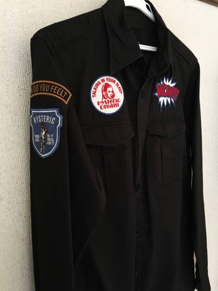 HG ヒステリックグラマー 長袖ミリタリーSH ミリタリーシャツ