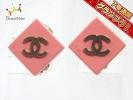 シャネル イヤリング 美品 金属素材 ピンク×シルバー CHANEL
