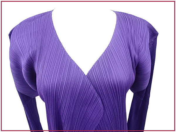 1円 本物 プリーツプリーズ ロング カーディガン トップス