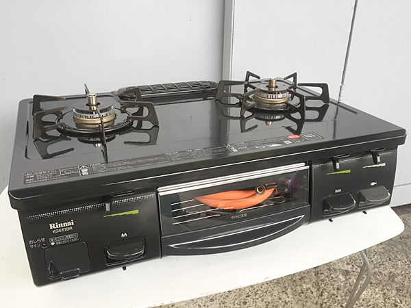 リンナイ LPガステーブル コンロ RT61GH-R 右強火力 2013年製 リンナイ LPガステーブル コンロ RT61GH-R 右強火力 2013年製