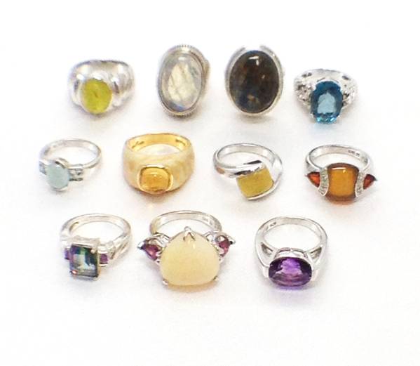 ★シルバー925 リング アクセサリー 11点セット 73.7ｇ③