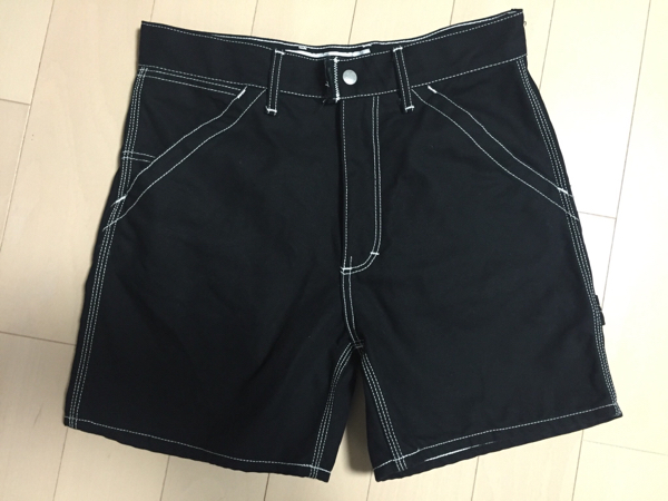 ganryu ガンリュウ 綿オックスフォードショートパンツ Sサイズ