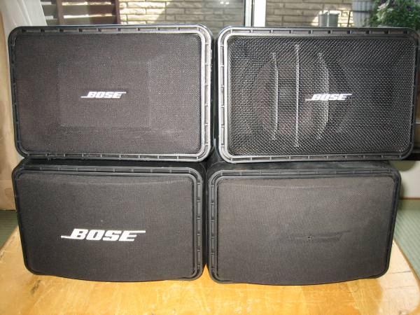 BOSE101等 4個 ジャンク品 BOSE 101 セットで。 ご覧いただき