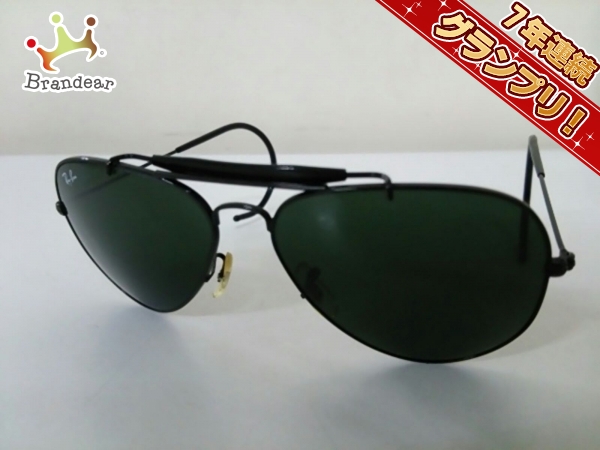 レイバン サングラス 新品同様 黒 プラスチック×金属素材 レイバン Ray