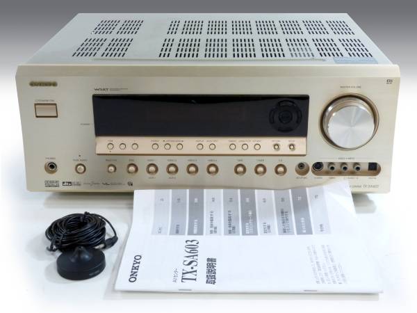 100 AV機器 ONKYO AVセンターアンプ TX-SA603 【公式通販】