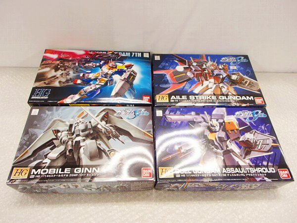 処分 HG他 1/144 エールストライクガンダム，モビルジン等[梱0.2]