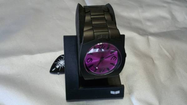 [ベスタル]VESTAL GEARHEAD MTR033 BAND:BLACK DIAL:PURPLE