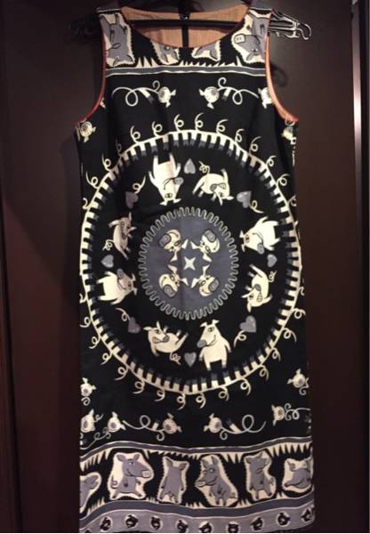 1円スタート！アルベロベロOLLEBOREBLA可愛いブタさんワンピース