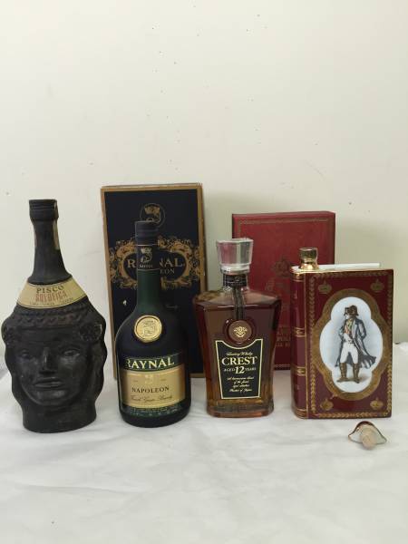 COGNAC CAMUS NAPOLEON ブック 他 計4本 未開封品 (S-8) CAMUS