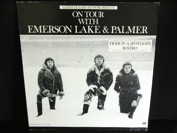 1円開始【プロモ非売品LP】EMERSON LAKE&PALMER/ON TOUR未発表曲