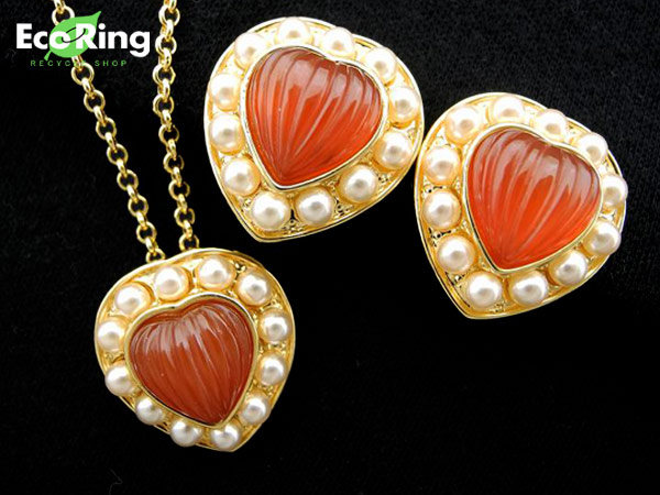 1円 美品 ピエールバルマン イヤリング ネックレス 計2点 BN088_1