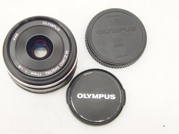 OLYMPUS M.ZUIKO DIGITAL 17mm F1.8 レンズ オリン ▽ 43BAD-1 カメラ