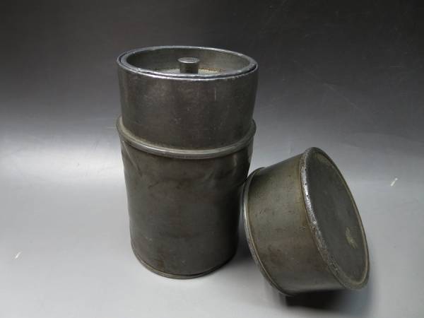 Yahoo!オークション 「古錫 茶壷」金属工芸 (工芸品) の落札 - | 肩衝茶入