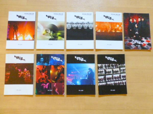 BUCK-TICK ファンクラブ会報まとめ売り BUCK-TICK FISH TANK ファンクラブ会報 バクチク 美品 ファンクラブ