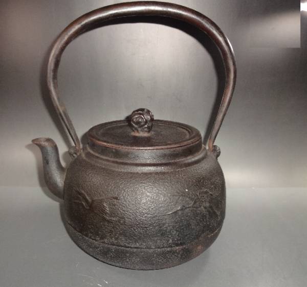 骨董品】鉄瓶：南部鉄瓶：大型/3